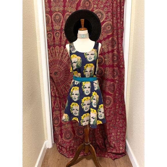 🌈 Amazing Rare Andy Warhol dress - Picture 9 of 11